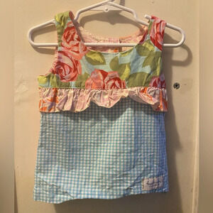 Vintage Sweet Honey Floral Tank Top